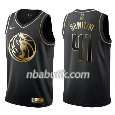 NBA Mænd Trøje Dallas Mavericks Dirk Nowitzki 41 Nike Sort Golden Edition Swingman NBA Mænd Trøje Dallas Mavericks Dirk Nowitzki 41 Nike Sort Golden Edition Swingman